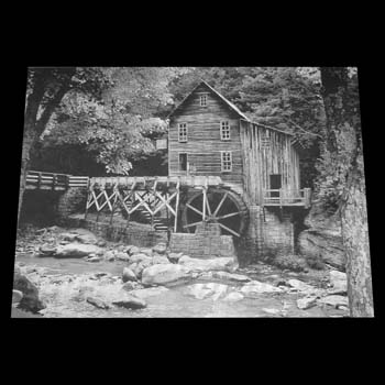 glade creek mill-black marble18x24